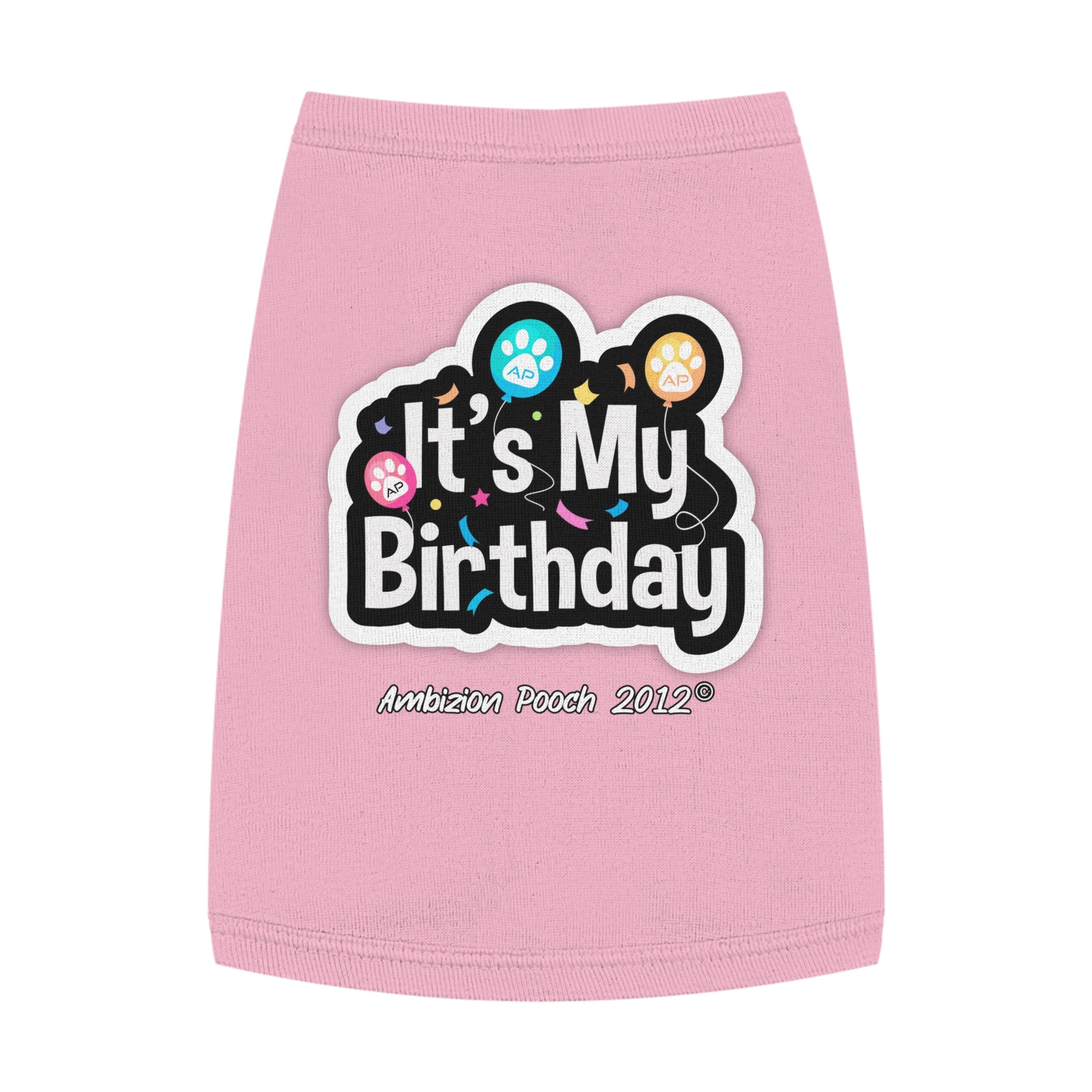 It's My Birthday Pet Tank Top - Fun & Festive