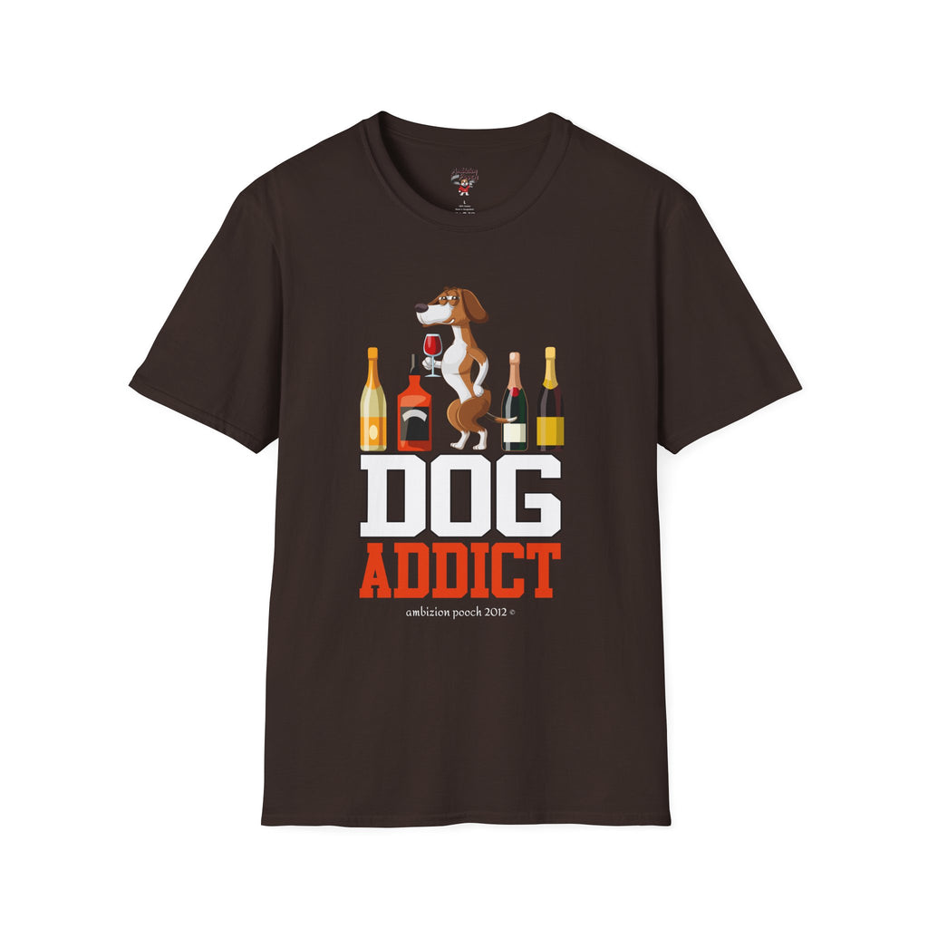 Dog Addict Unisex Softstyle T-Shirt