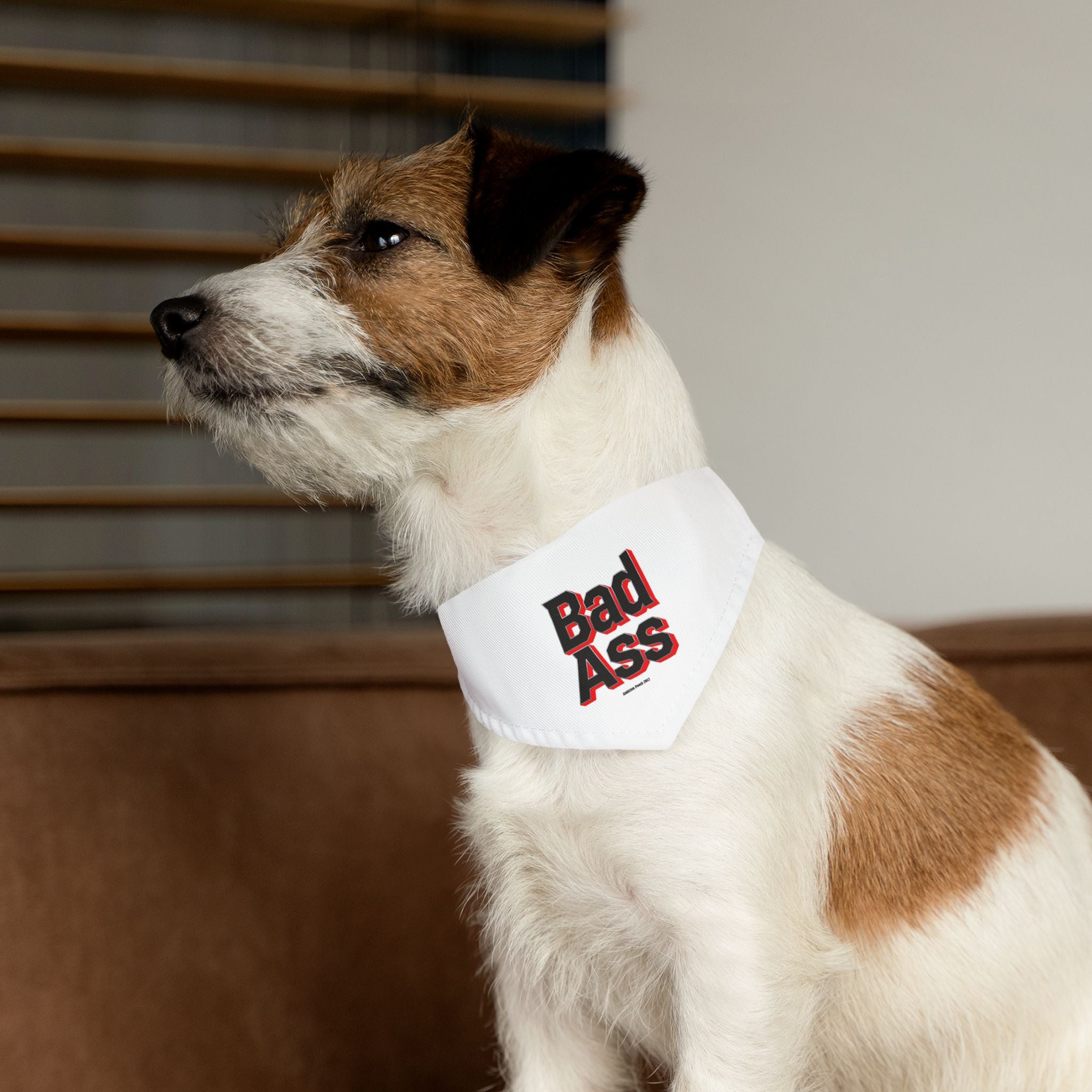 Pet Bandana Collar — Bad Ass "Bad Ass Dog Mama & Bad Ass Dog Dad" Matching Pet & Parent