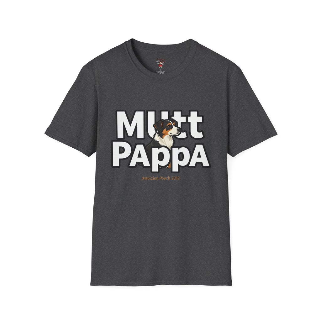 Mutt Pappa Unisex Softstyle T-Shirt (All Dogs)