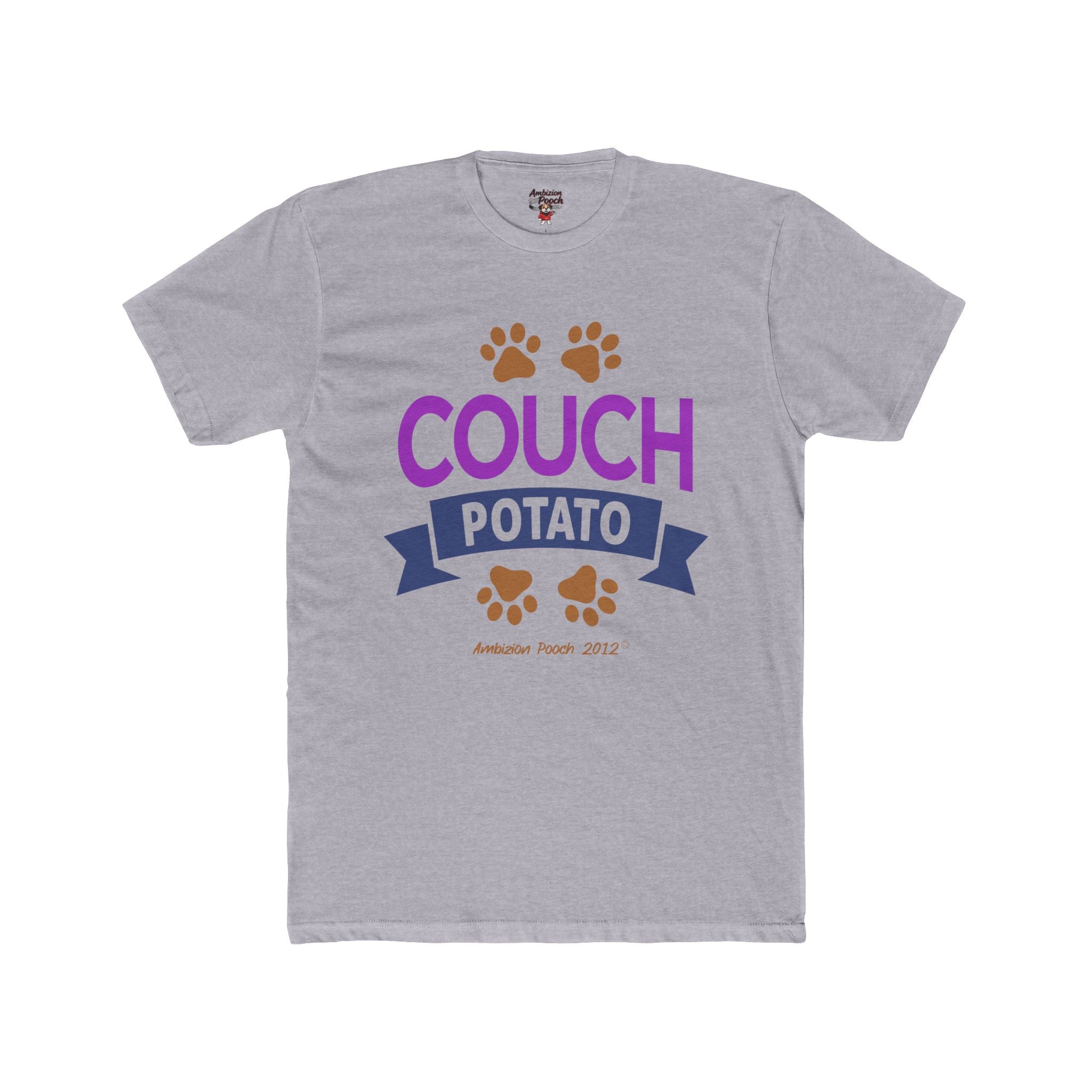 Doggy Parent "Couch Potato" T-Shirt — Matching "Party Animal" Doggy Tee