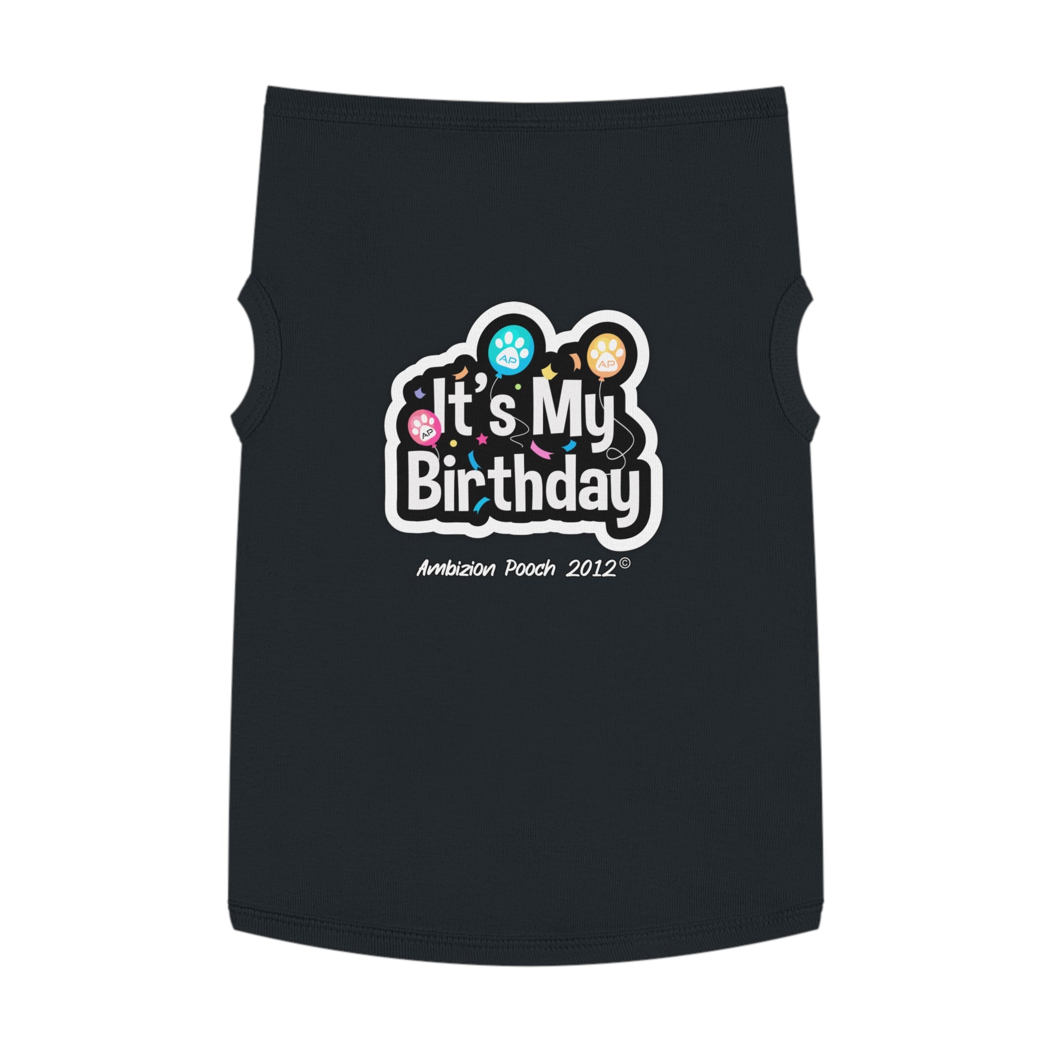 It's My Birthday Pet Tank Top - Fun & Festive