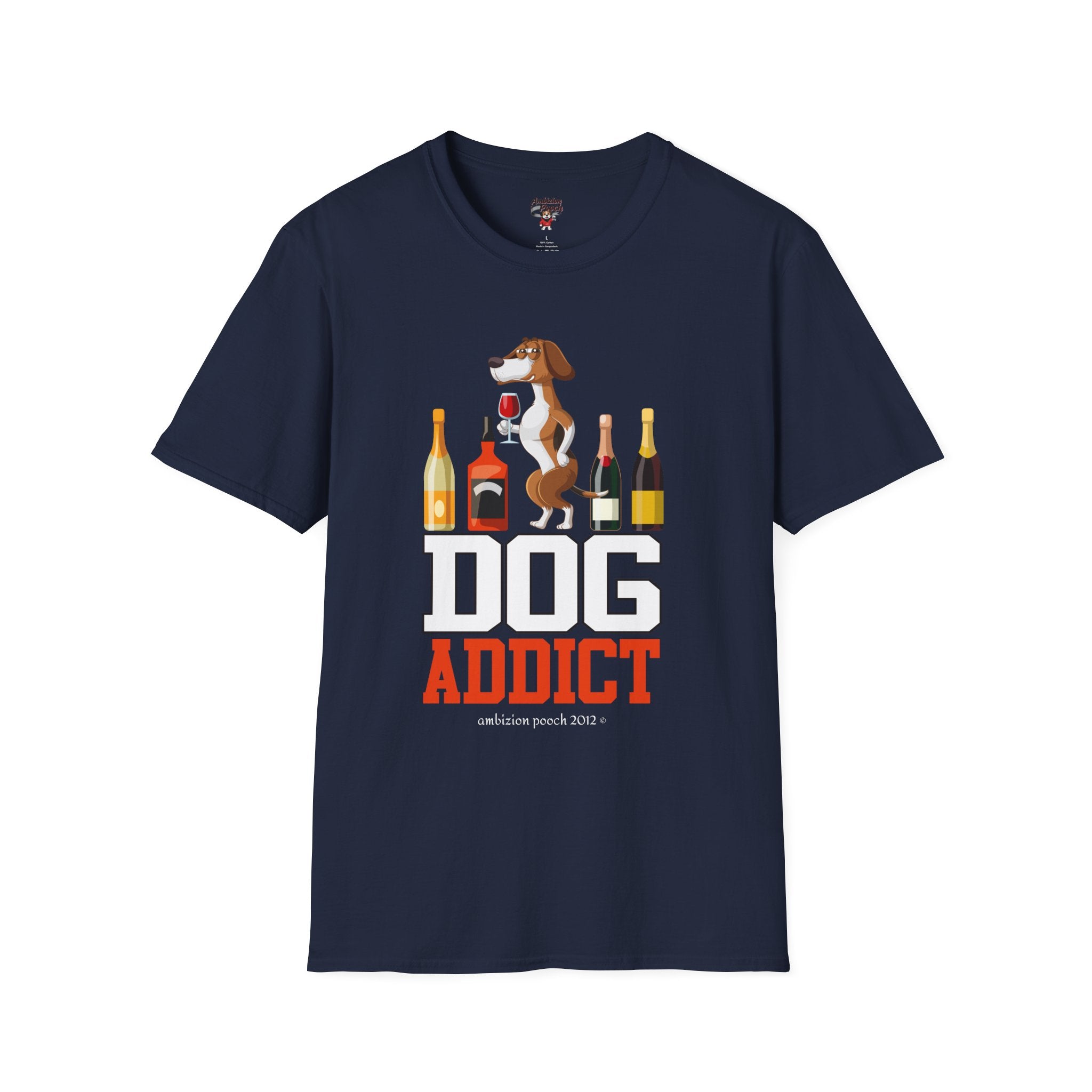 Dog Addict Unisex Softstyle T-Shirt