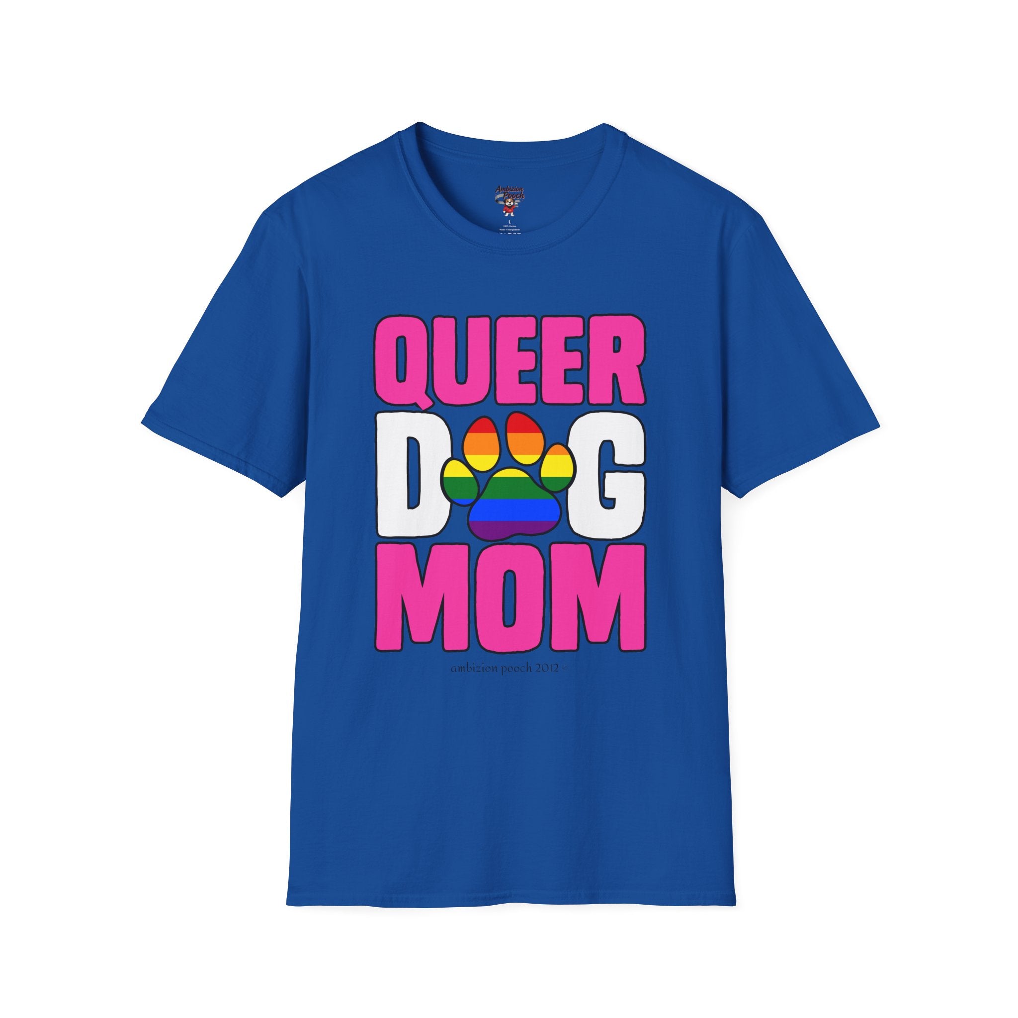 Queer Dog Mom Unisex Softstyle T-Shirt