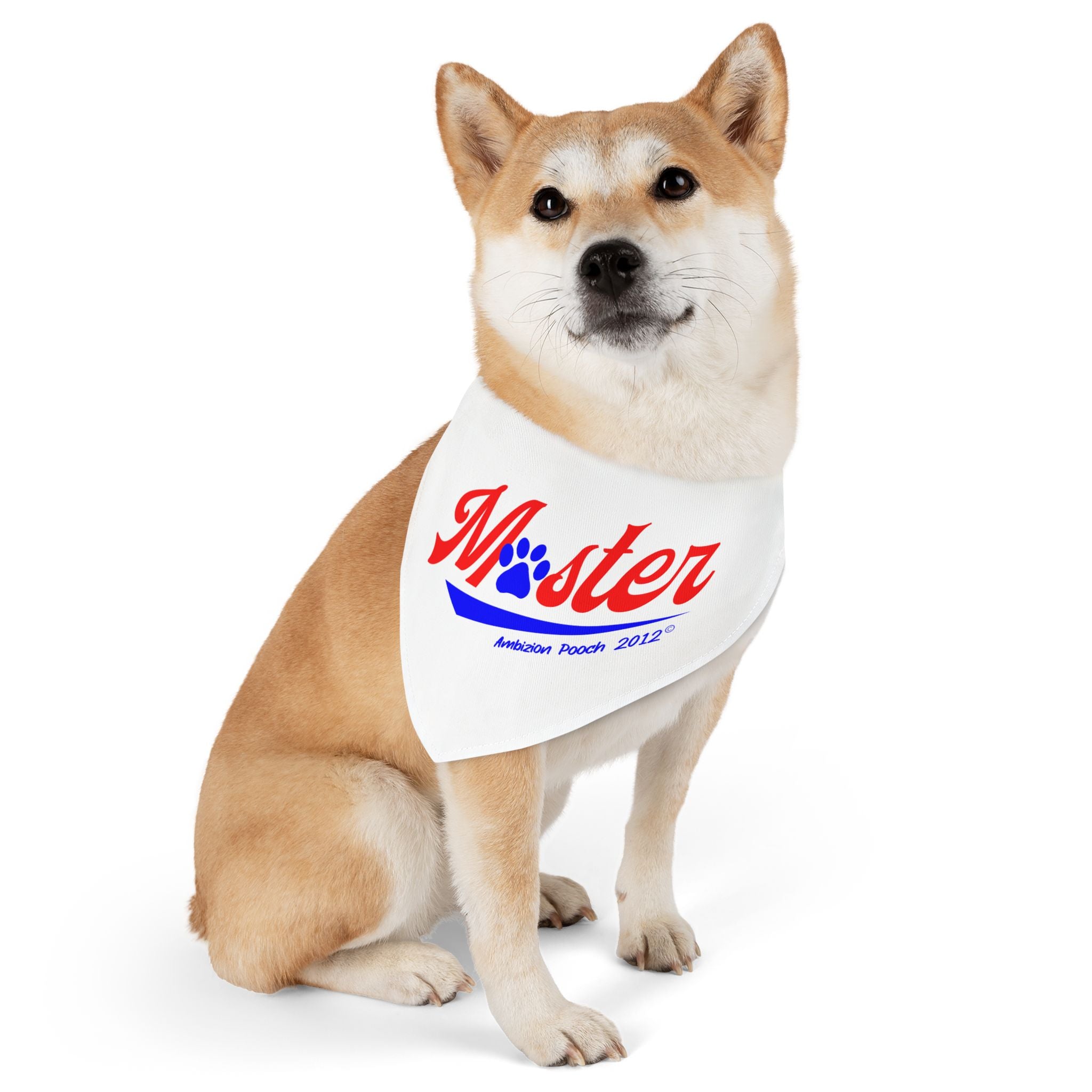 Pet Bandana Collar — Doggy Master "Servant" Matching Pet & Parent