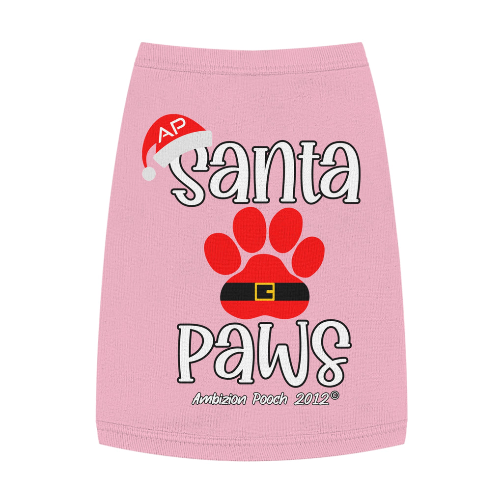 "Santa Paws" Christmas Doggy Tank Top