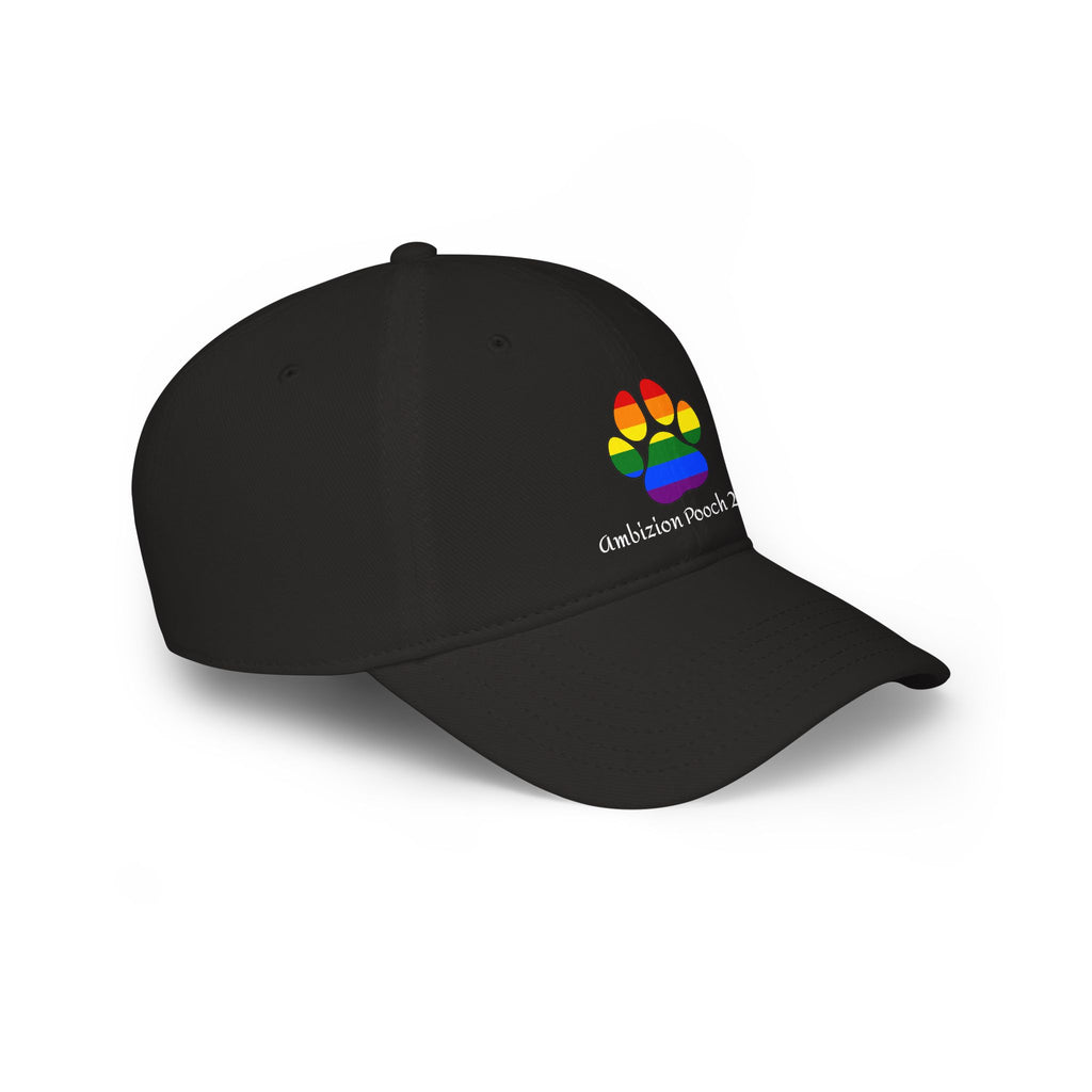 Rainbow Paw Low Profile Baseball Cap (LGBTQ)