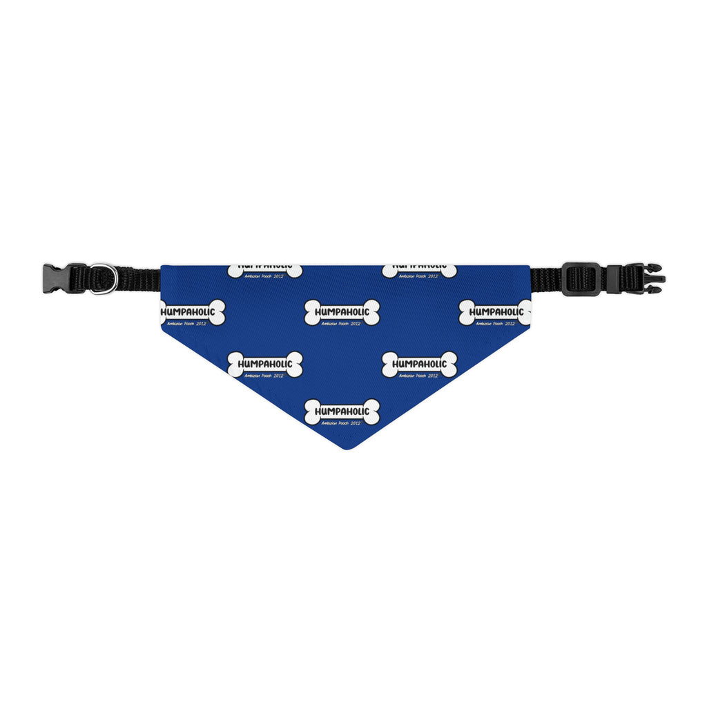Humpaholic Pet Bandana Collar Blue