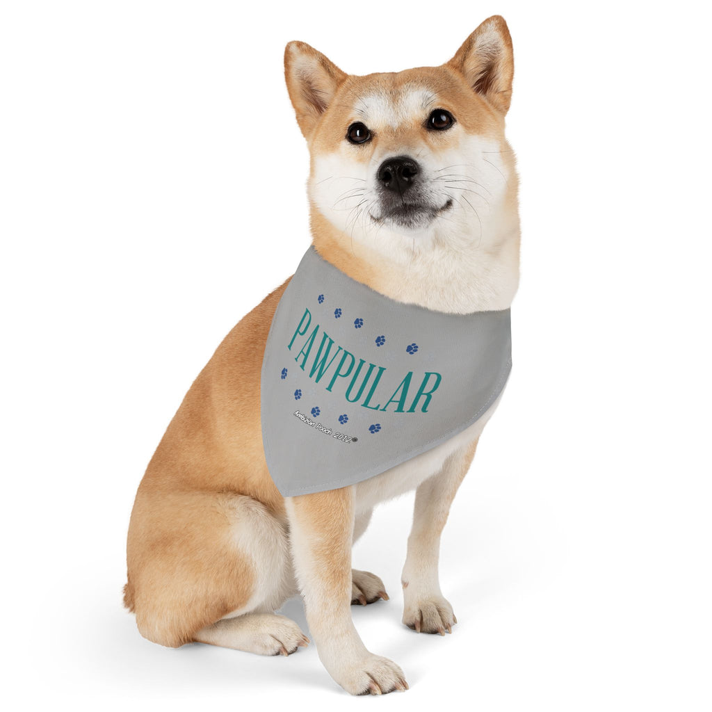 "Pawpular" Pet Bandana Collar — Doggy Parent "Invisible" Matching Pet & Parent