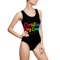 Certified Dog Lover One-Piece Swimsuit
