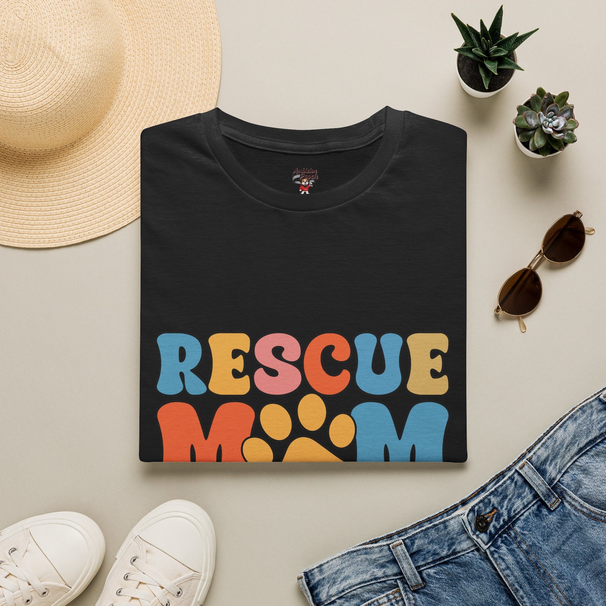 Rescue Mom Unisex Softstyle T-Shirt