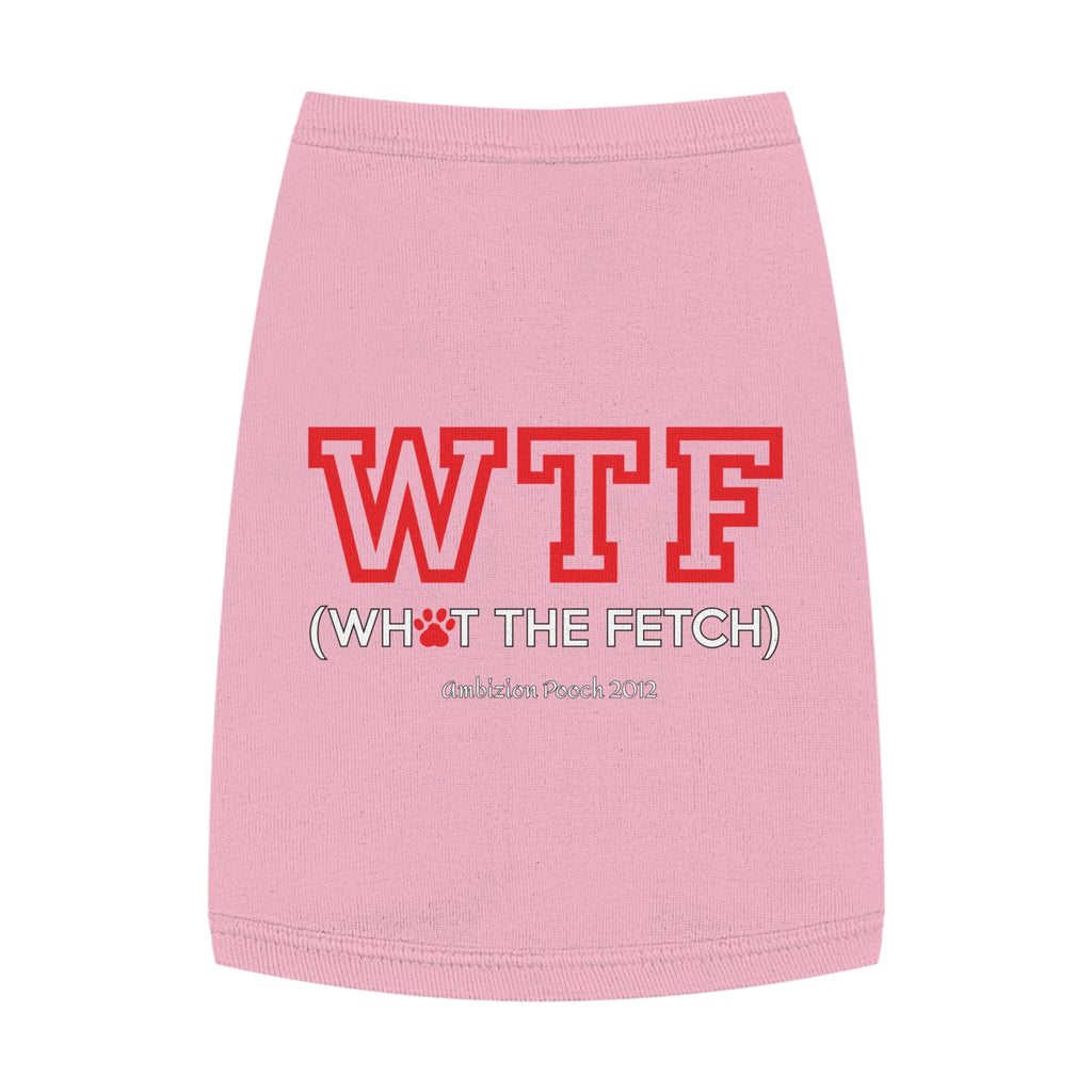 Doggy WTF Tank Top — "WTF" (Pet & Parent Matching)