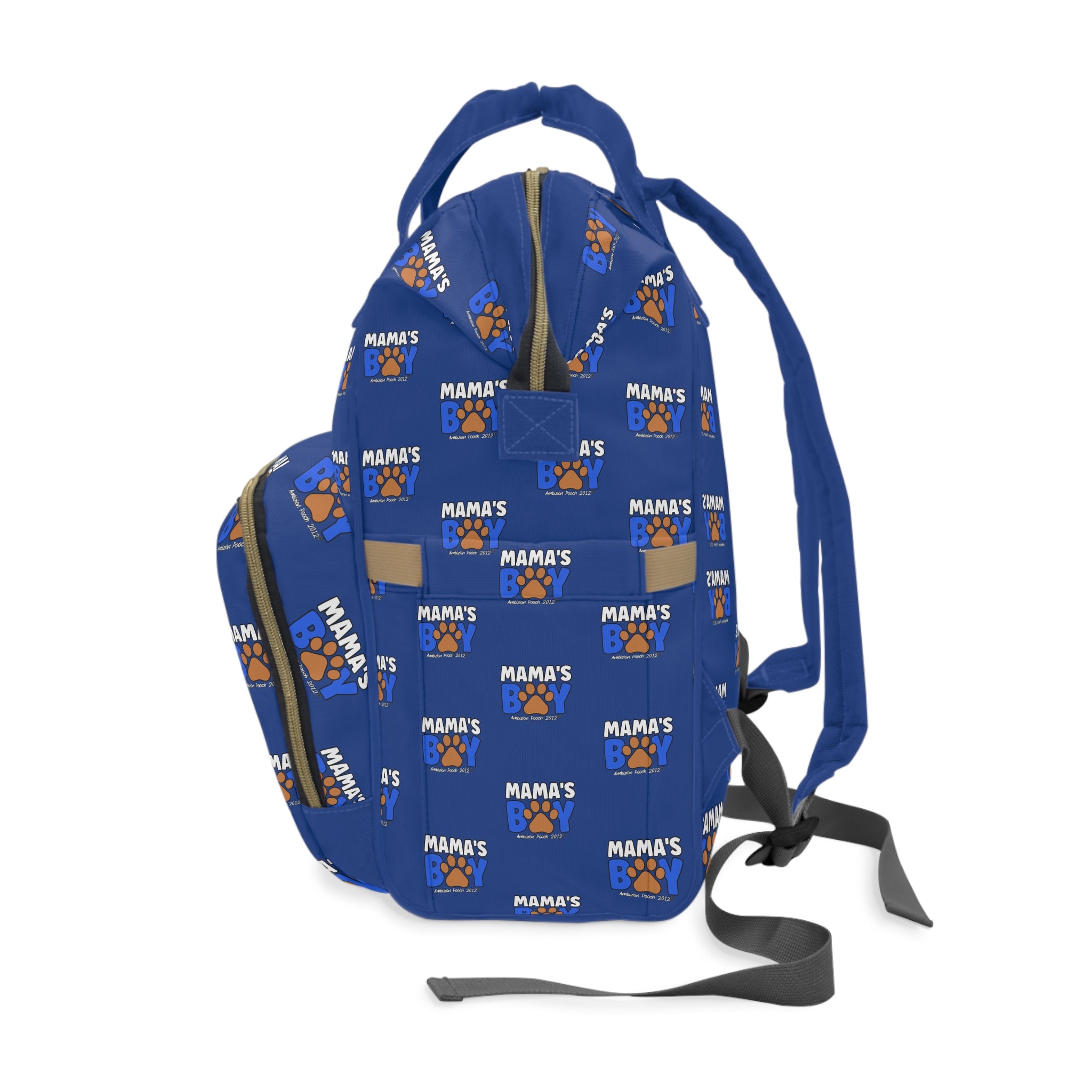 Mama's Boy Puppy/Doggy Multifunctional Backpack Blue