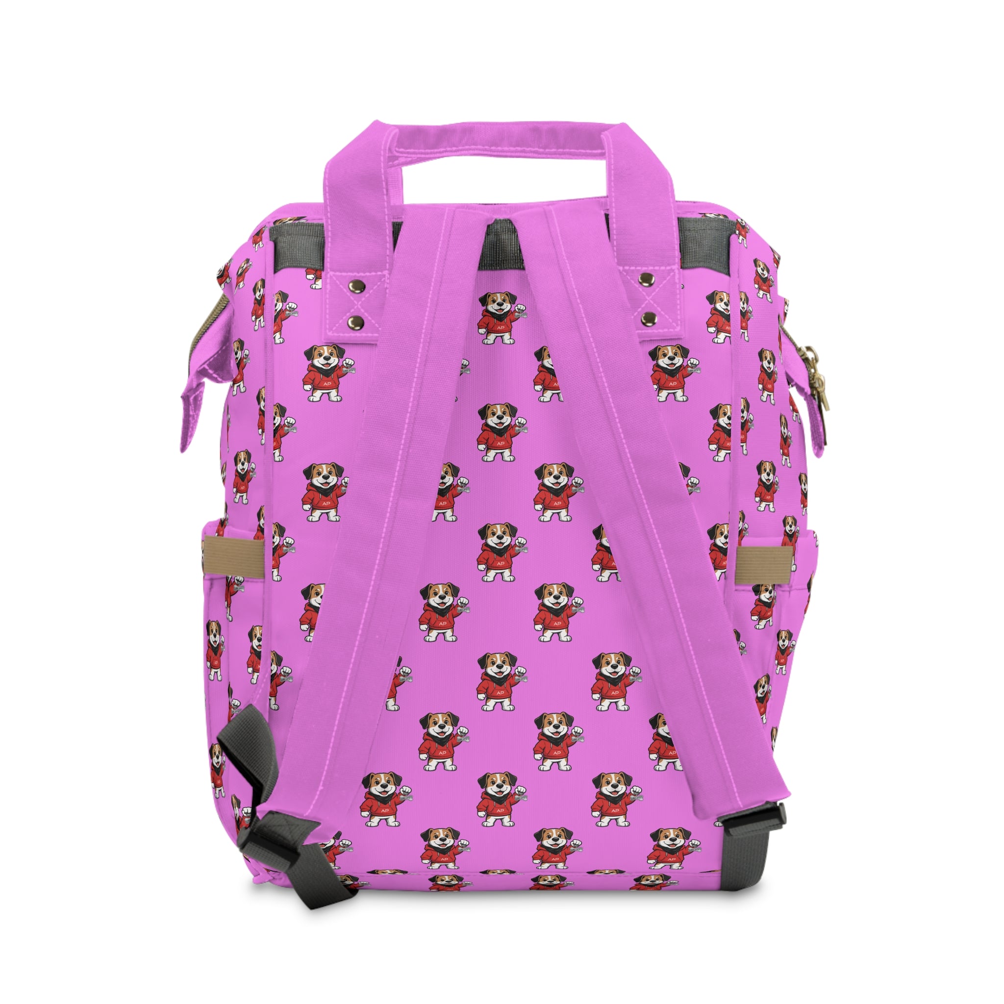 Ambizion Pooch Signature Puppy/Doggy Multifunctional Backpack Pink
