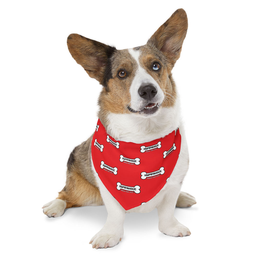 Humpaholic Pet Bandana Collar Red