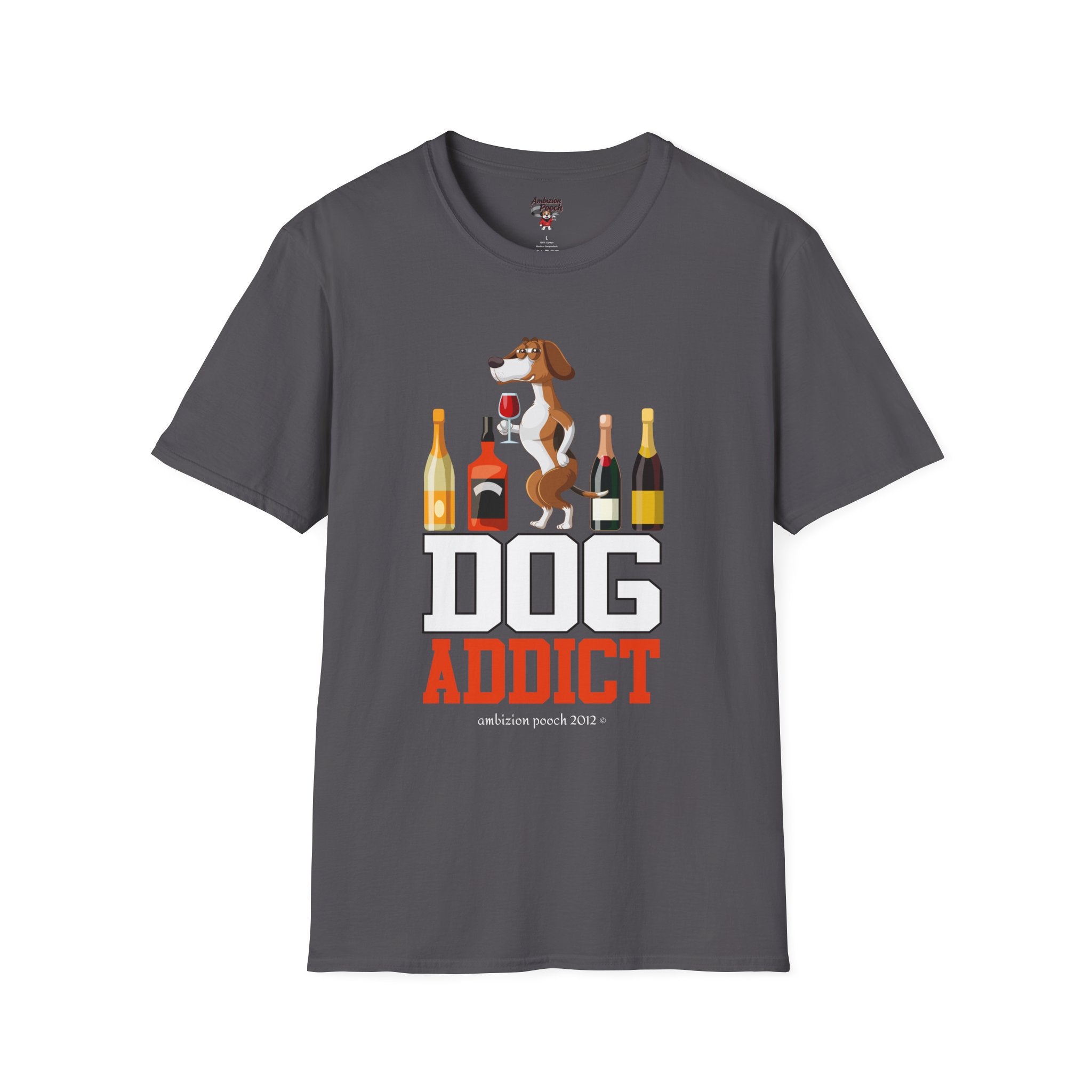 Dog Addict Unisex Softstyle T-Shirt