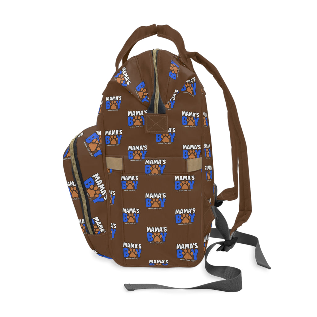 Mama's Boy Puppy/Doggy Multifunctional Backpack Brown