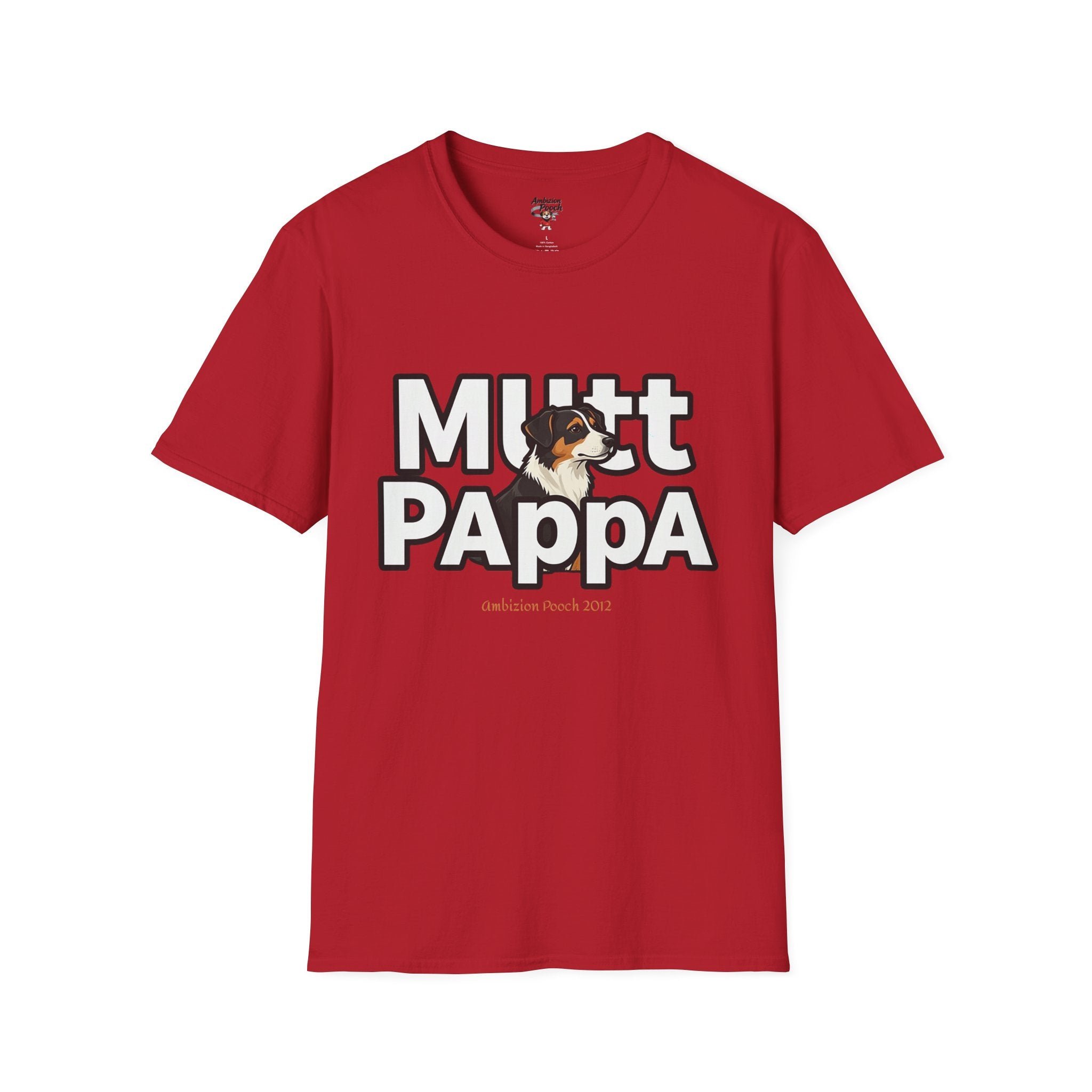 Mutt Pappa Unisex Softstyle T-Shirt (All Dogs)
