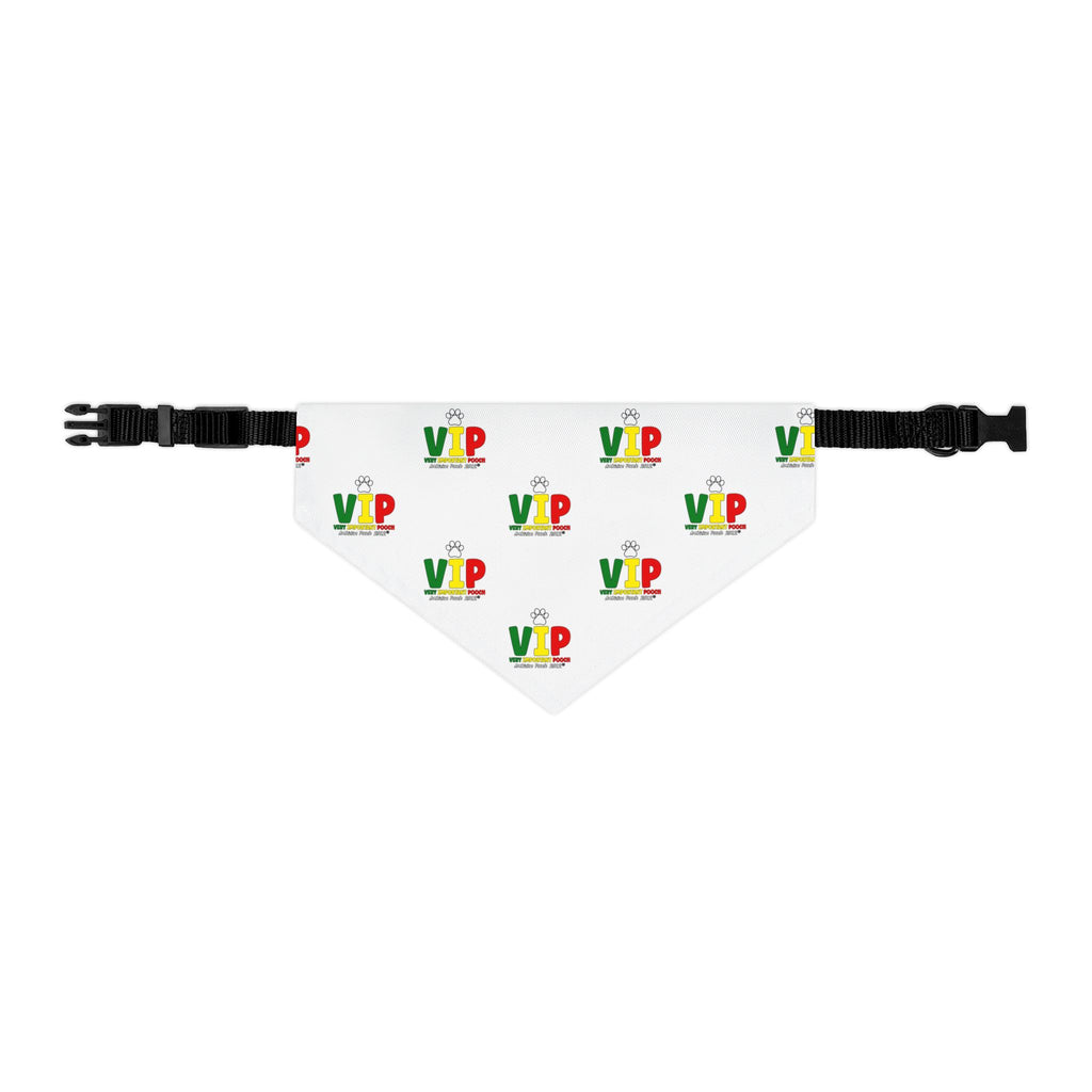 VIP Pet Bandana Collar White