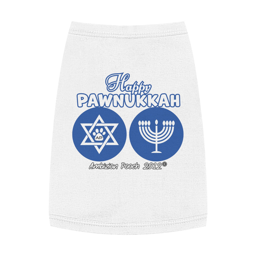 "Happy Pawnukkah" Hannukah Doggy Tank Top