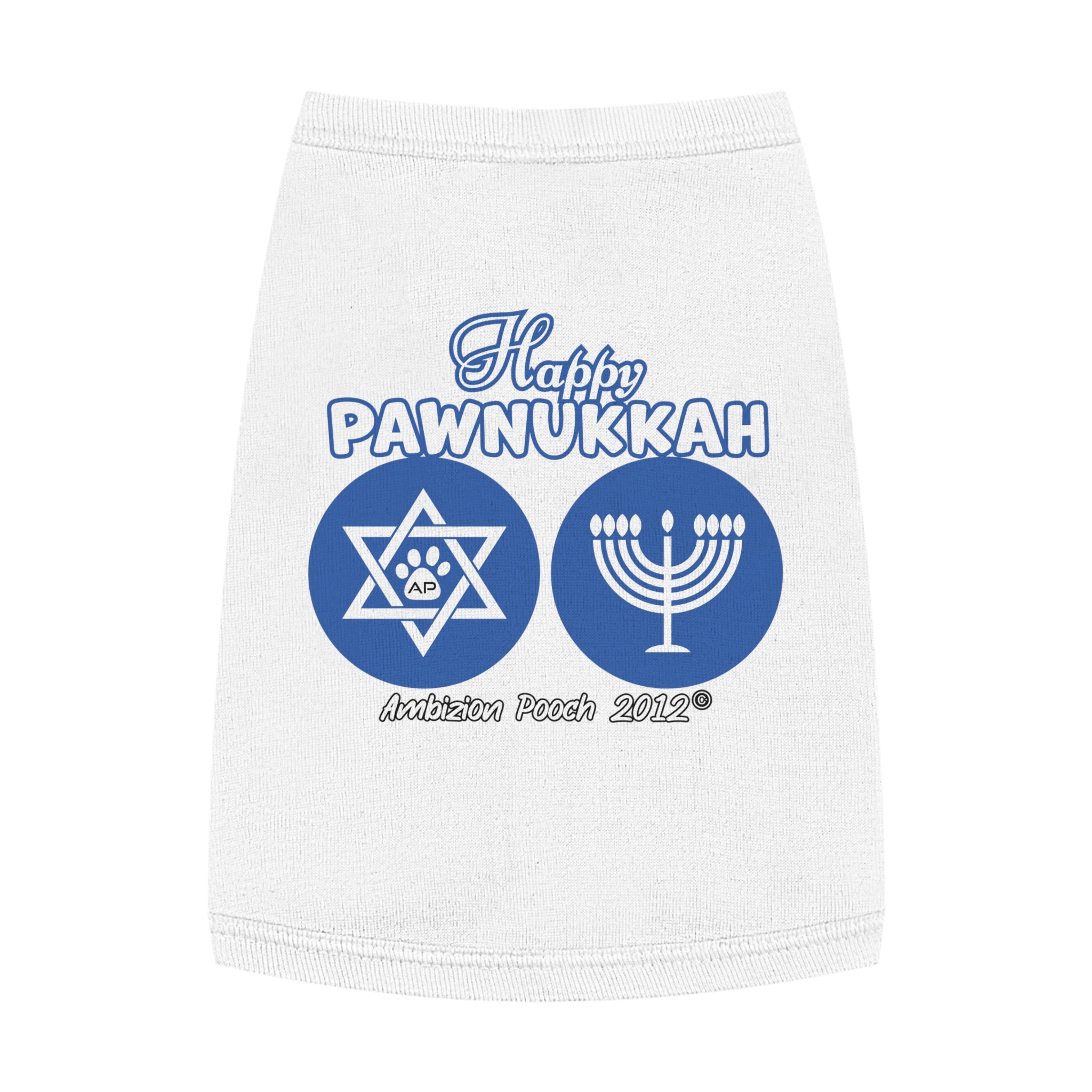 "Happy Pawnukkah" Hannukah Doggy Tank Top
