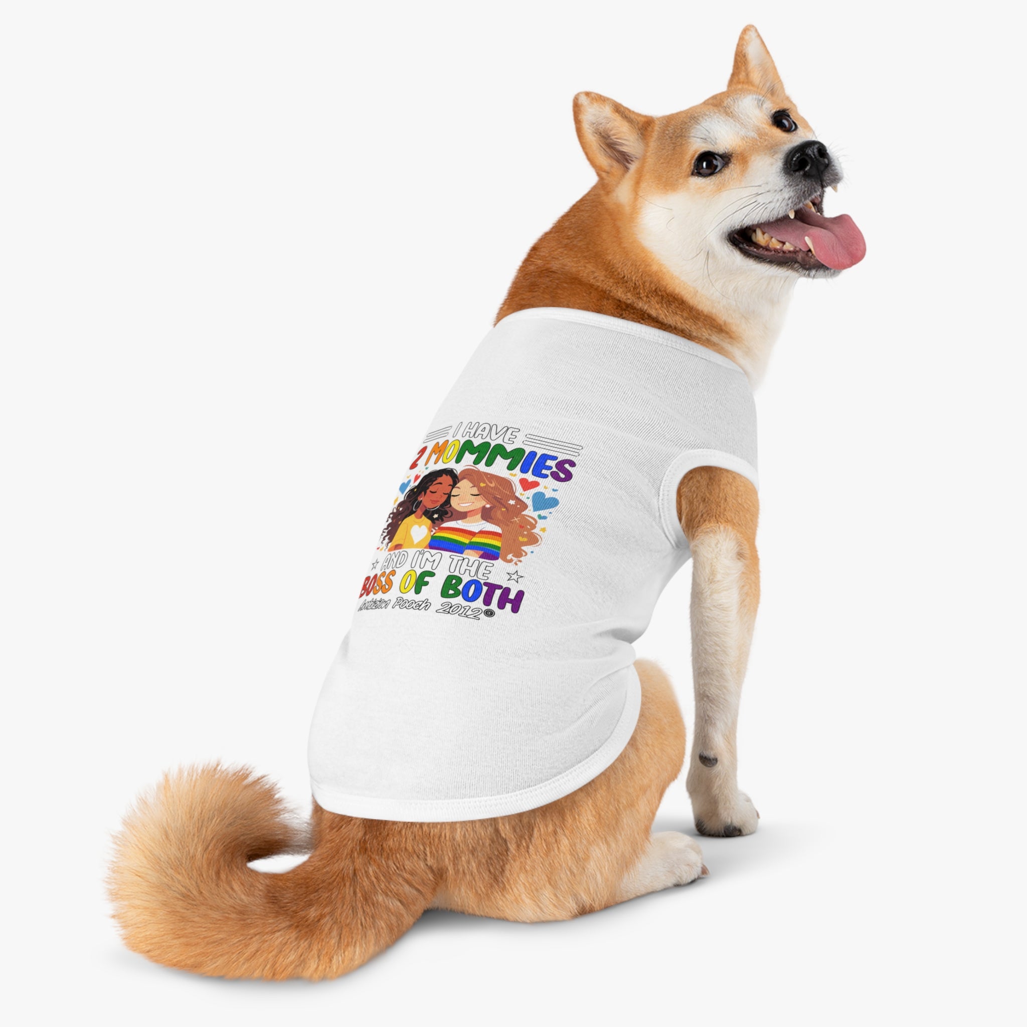 I Have 2 Mommies Doggy Tank Top (LGBTQ)