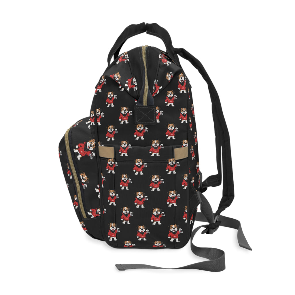 Ambizion Pooch Signature Puppy/Doggy Multifunctional Backpack Black