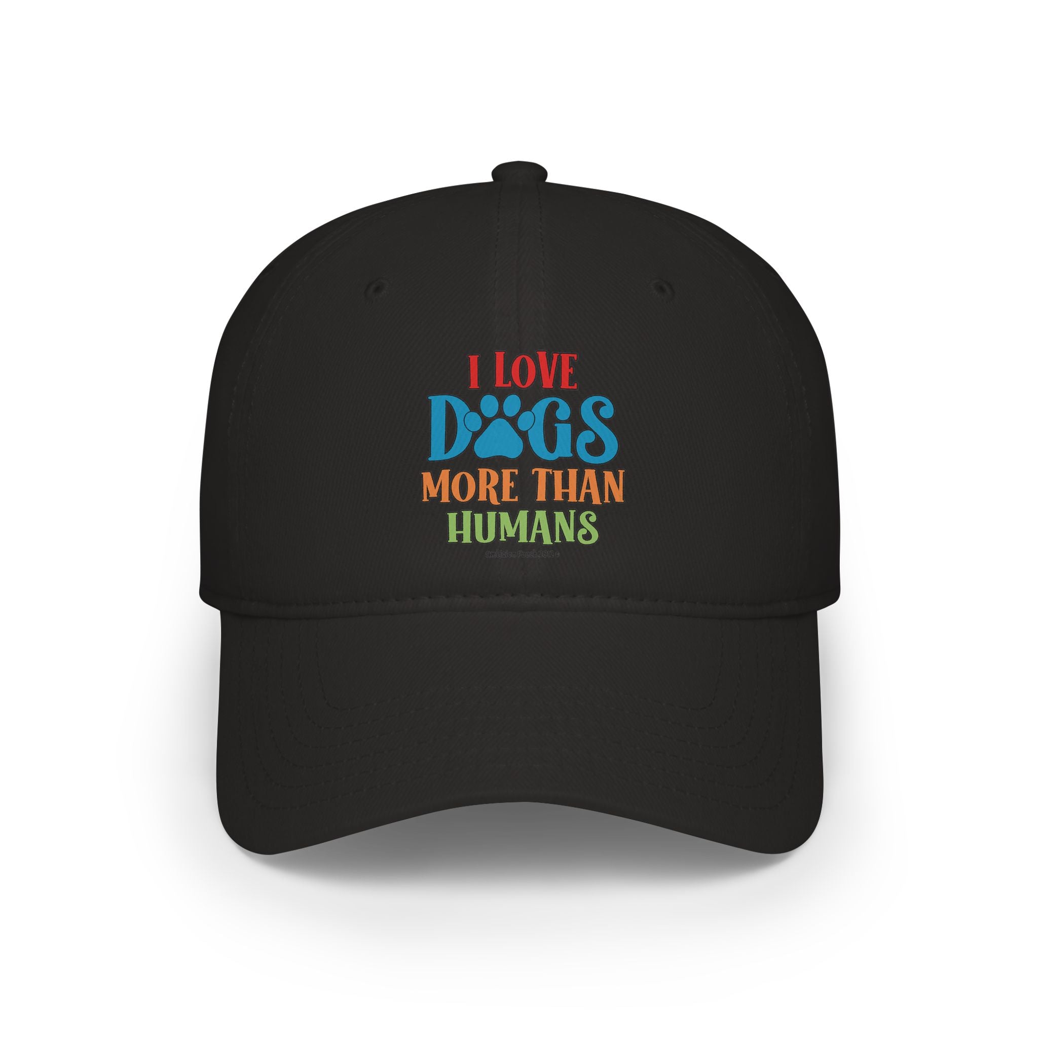 I Love Dogs More Than Humans Low Profile Baseball Cap