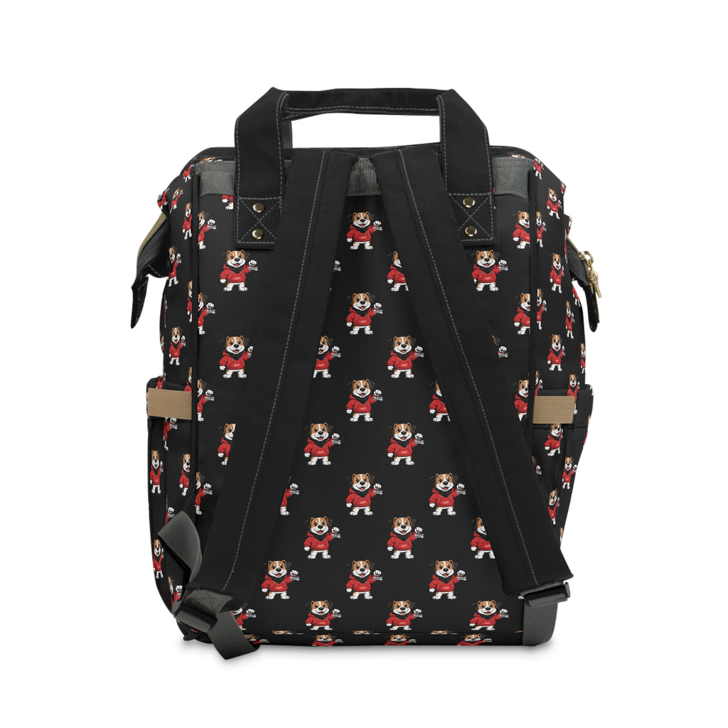 Ambizion Pooch Signature Puppy/Doggy Multifunctional Backpack Black