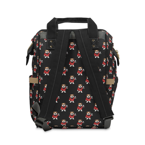 Ambizion Pooch Signature Puppy/Doggy Multifunctional Backpack Black