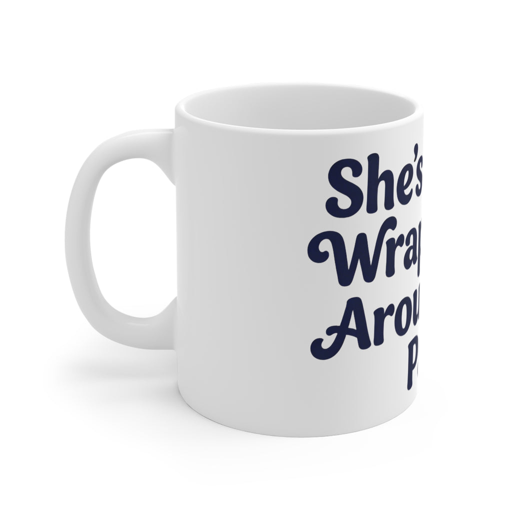 "She’s Got Me Wrapped Around Her Paw" Cute Dog Lover Coffee Mug 11oz