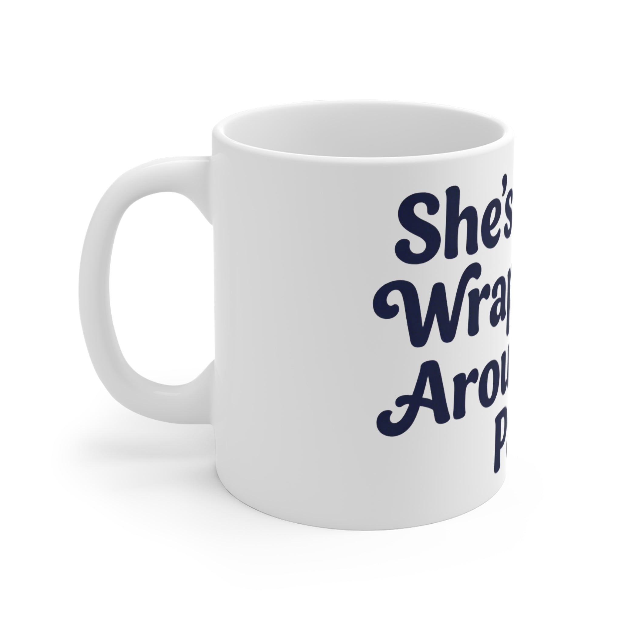 "She’s Got Me Wrapped Around Her Paw" Cute Dog Lover Coffee Mug 11oz