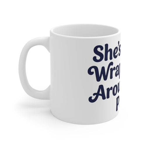 "She’s Got Me Wrapped Around Her Paw" Cute Dog Lover Coffee Mug 11oz