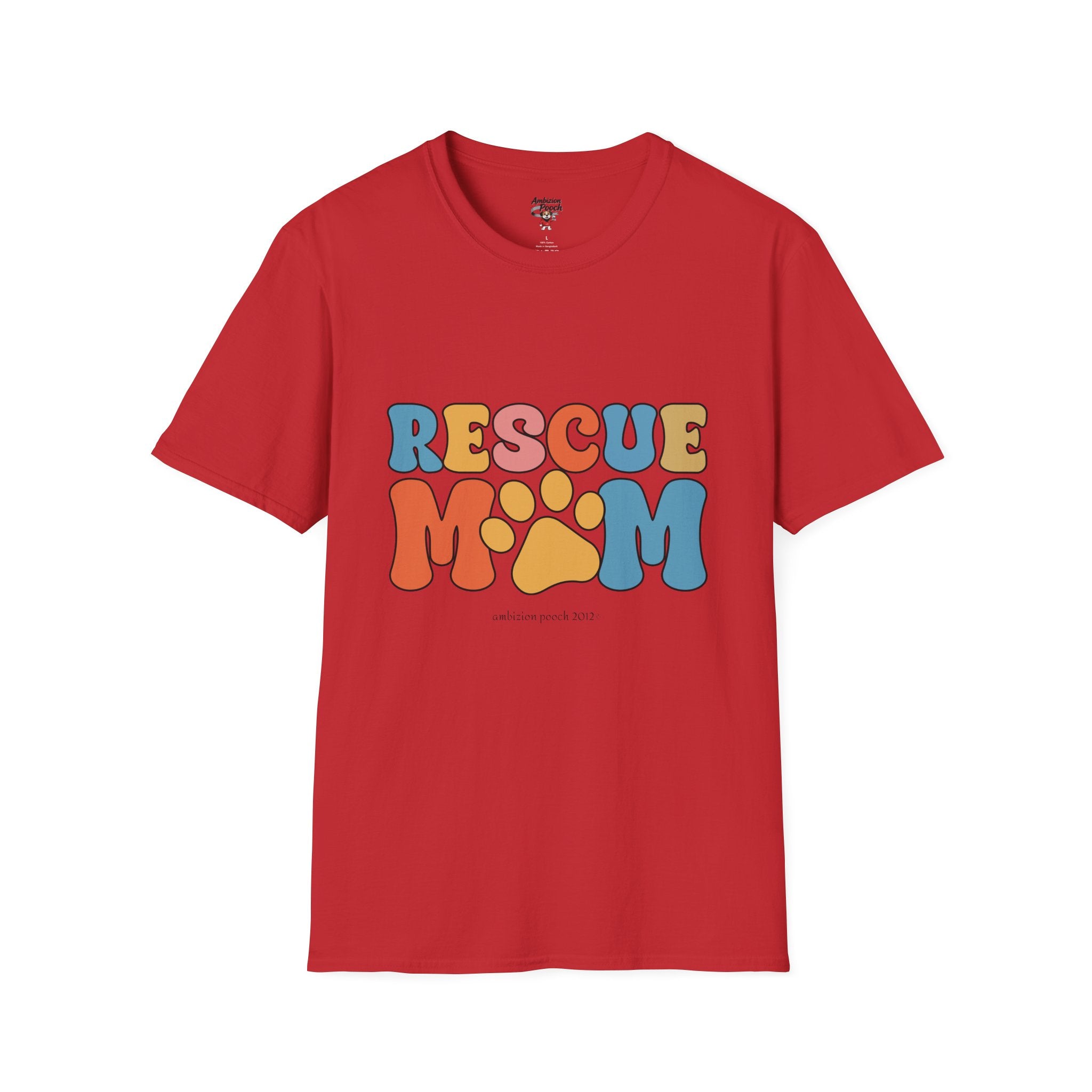 Rescue Mom Unisex Softstyle T-Shirt