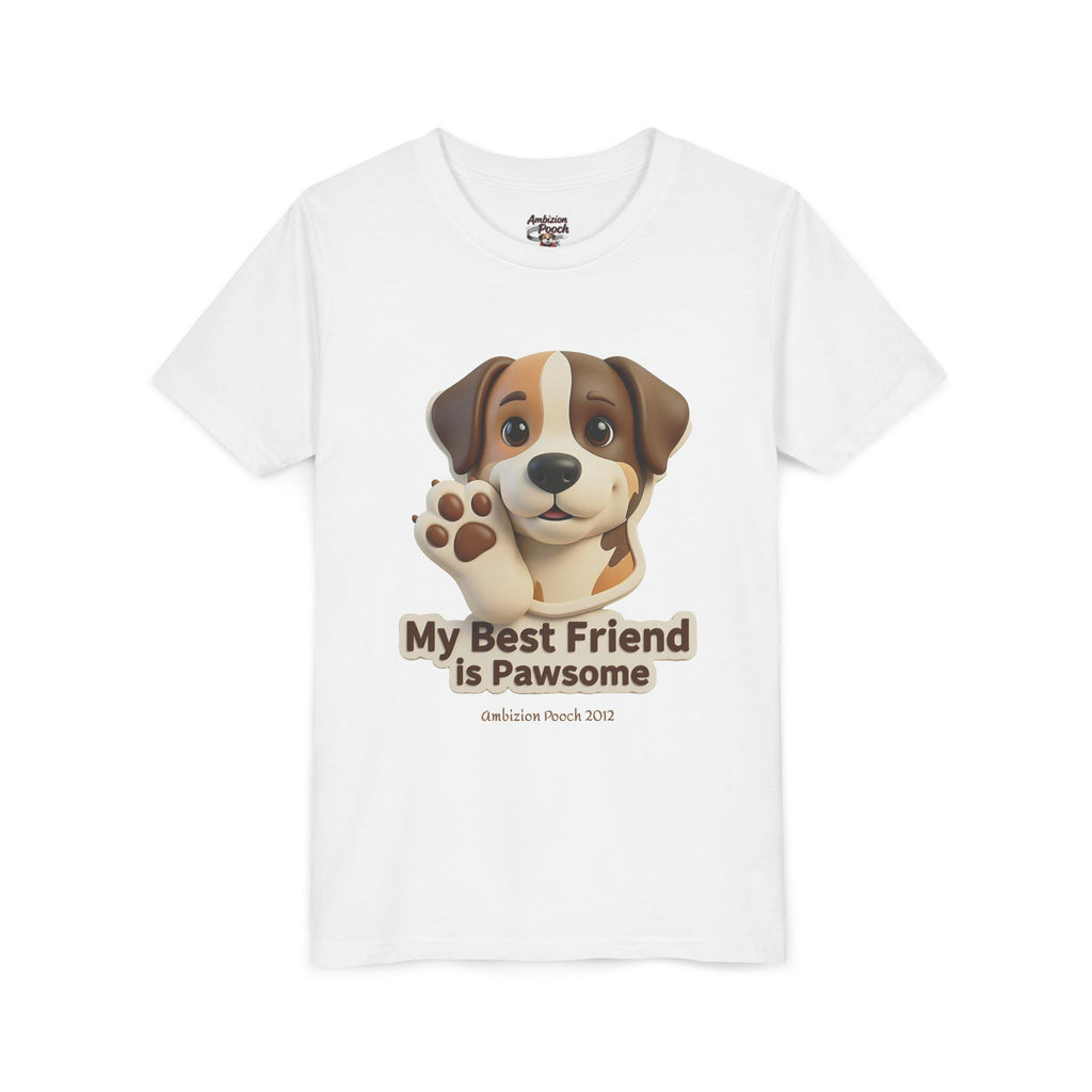 "My Best Friend is Pawsome" Kids Tee