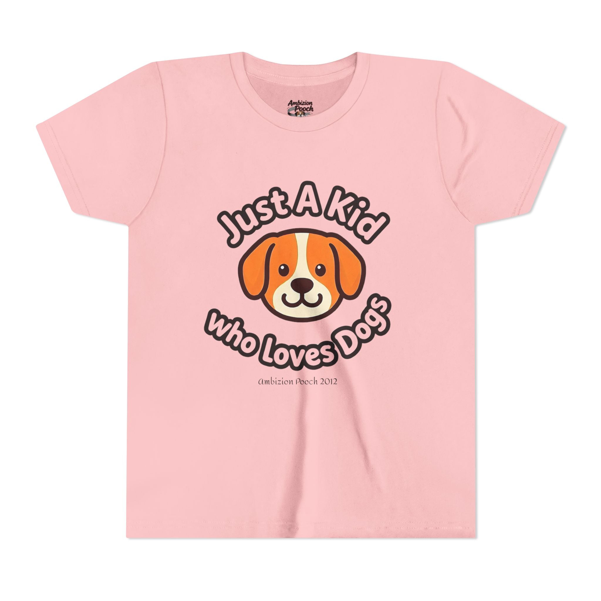 "Just A Kid Who Loves Dogs" Kids Tee