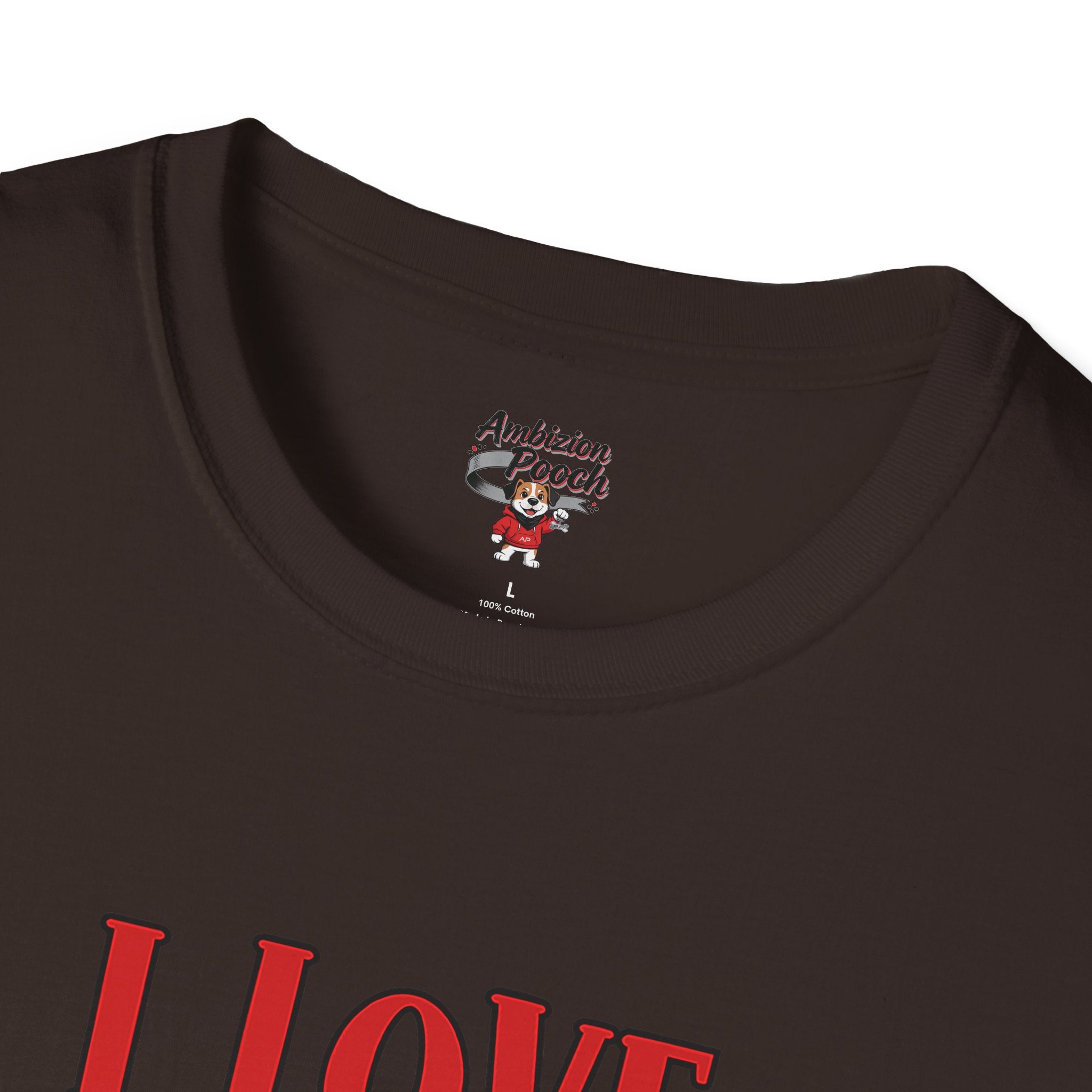 I Love Dogs More Than Humans Unisex Softstyle T-Shirt