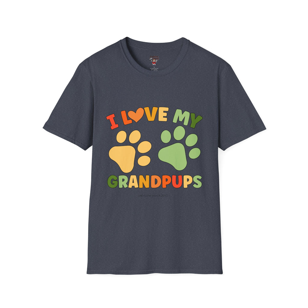I Love My Grandpups Unisex Softstyle T-Shirt