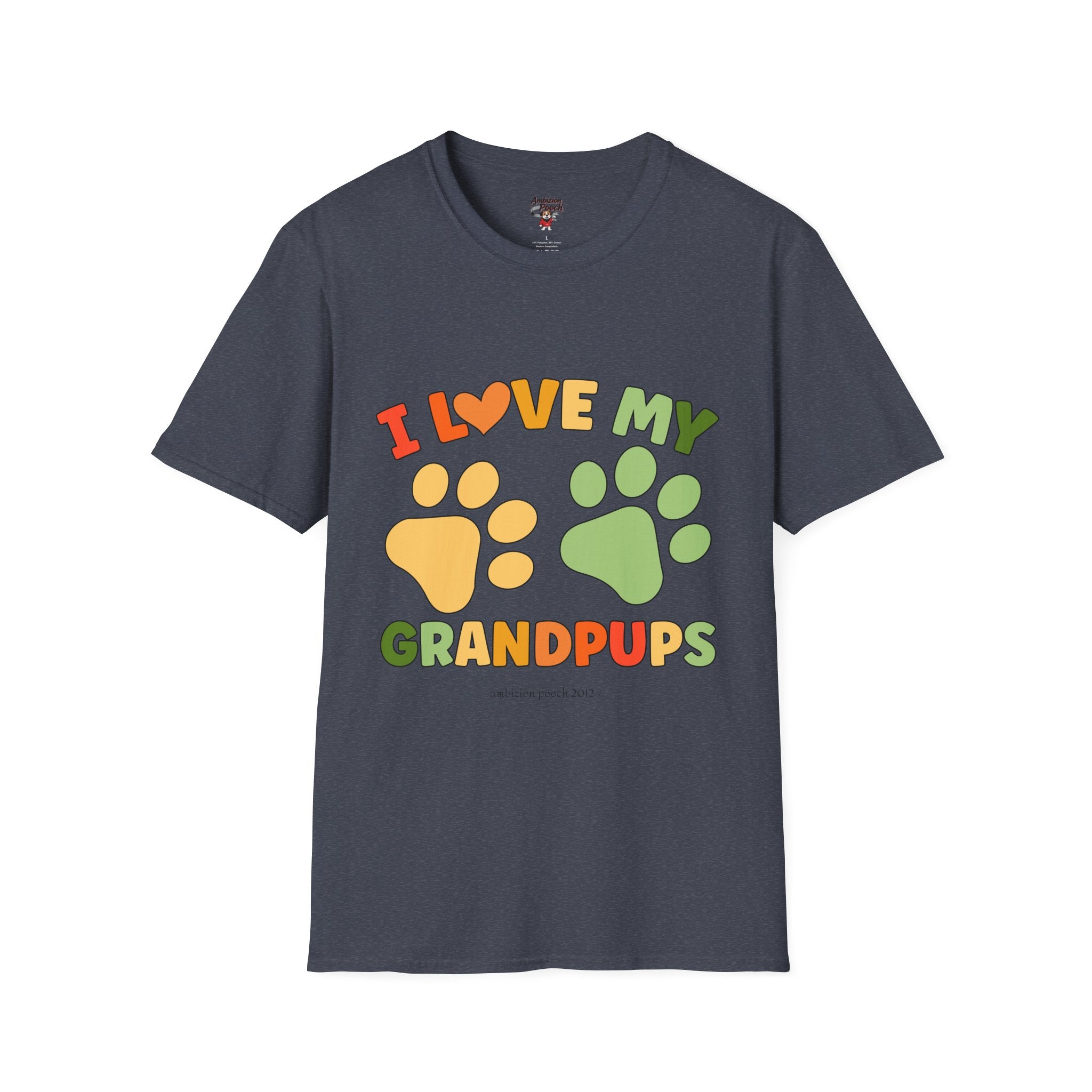 I Love My Grandpups Unisex Softstyle T-Shirt