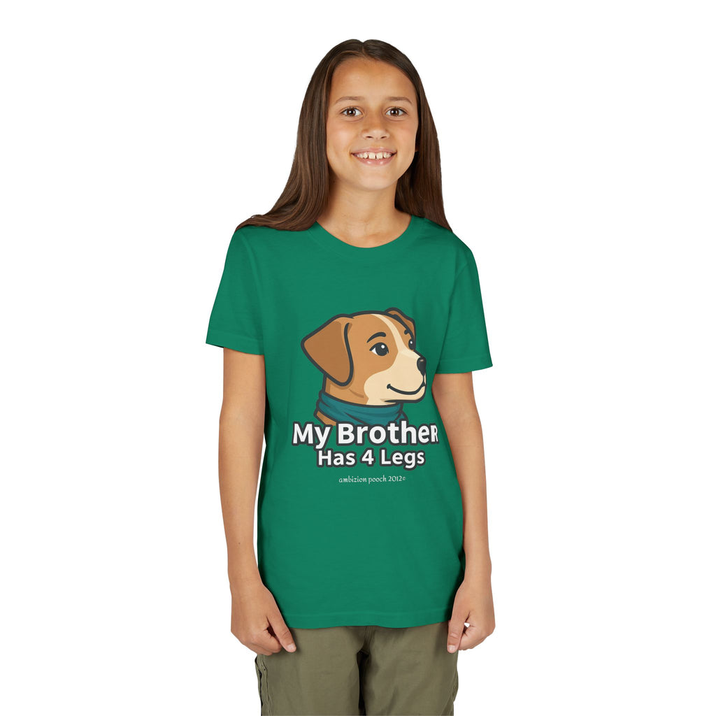 "My Bro Has 4 Legs" Kids Tee