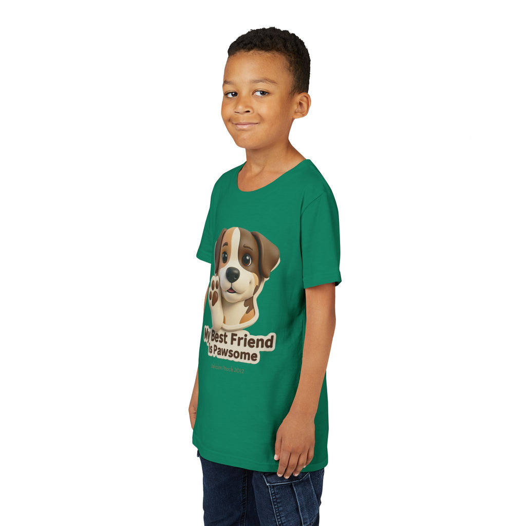 "My Best Friend is Pawsome" Kids Tee