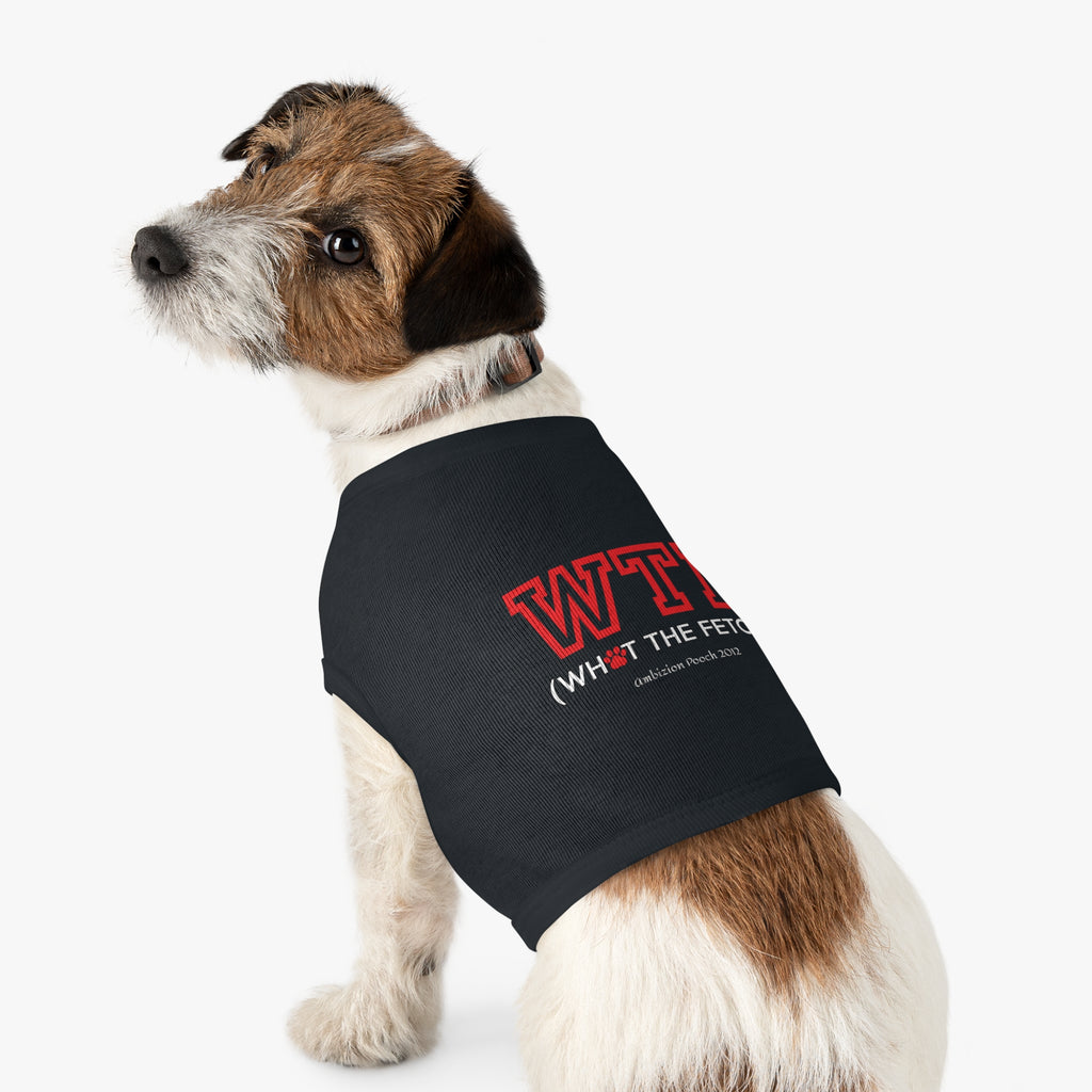 Doggy WTF Tank Top — "WTF" (Pet & Parent Matching)