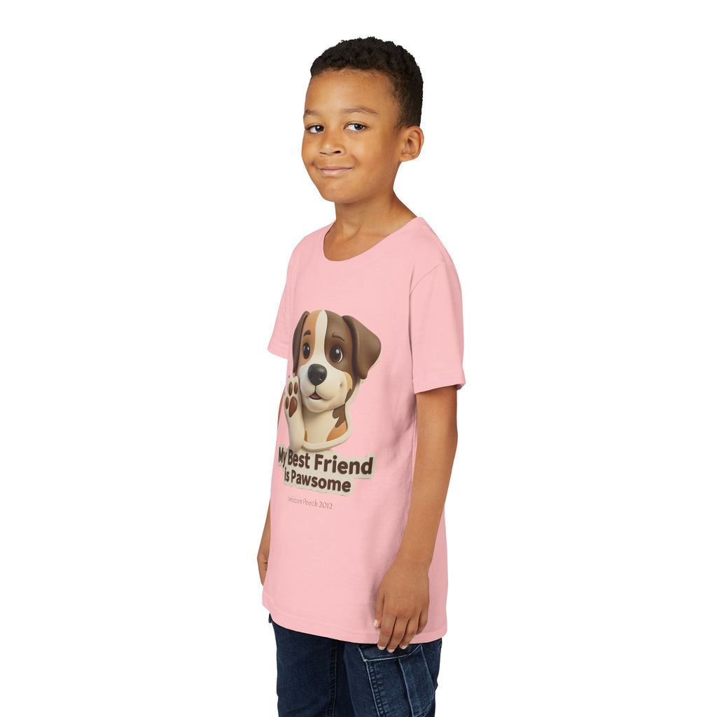 "My Best Friend is Pawsome" Kids Tee