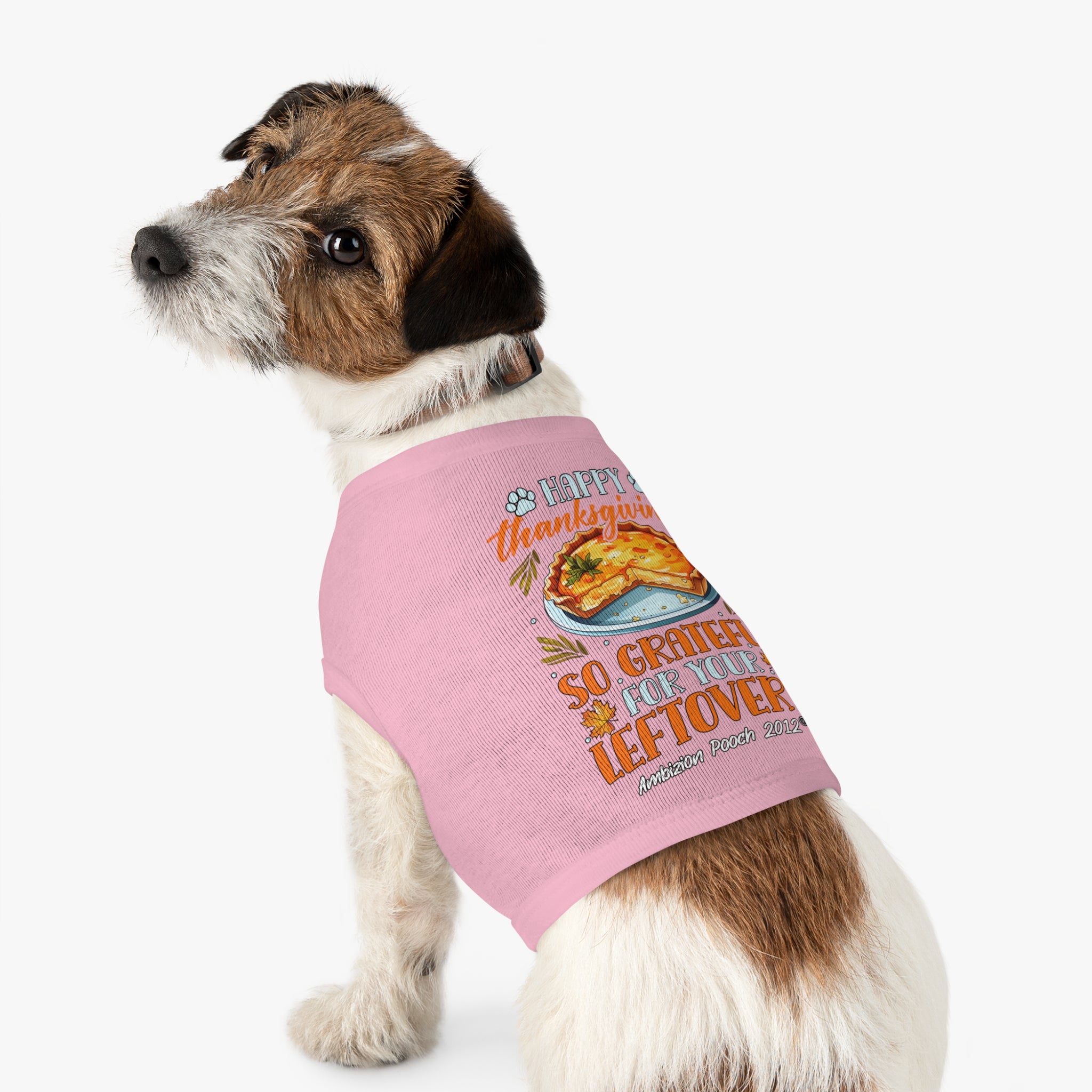 Happy Thanksgiving  So Grateful for Your Leftovers Doggy Tank Top