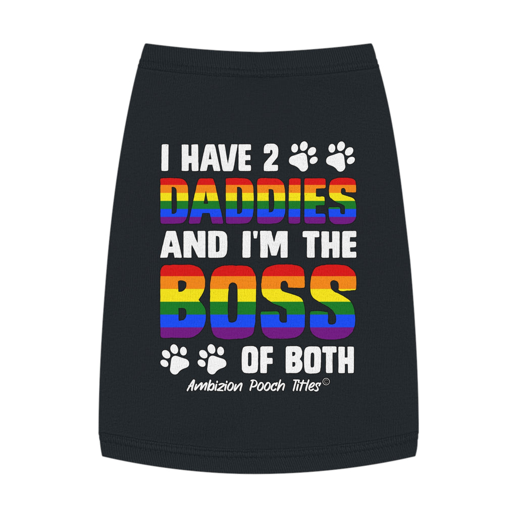 I Have 2 Daddies Doggy Tank Top (LGBTQ)
