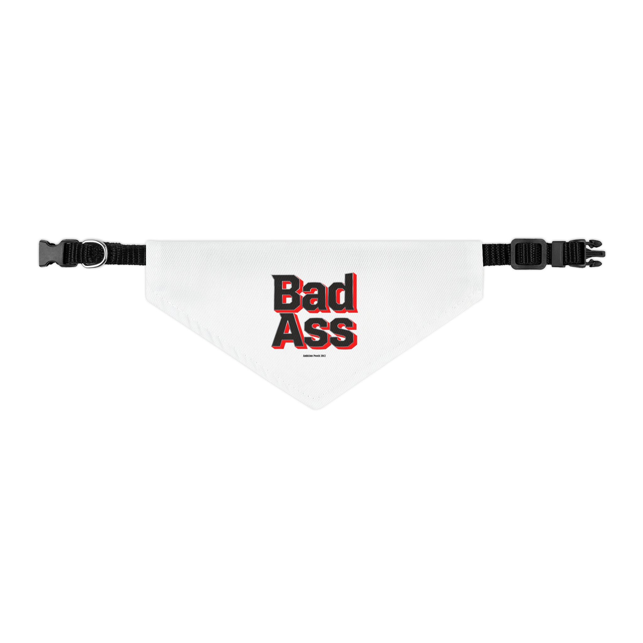 Pet Bandana Collar — Bad Ass "Bad Ass Dog Mama & Bad Ass Dog Dad" Matching Pet & Parent