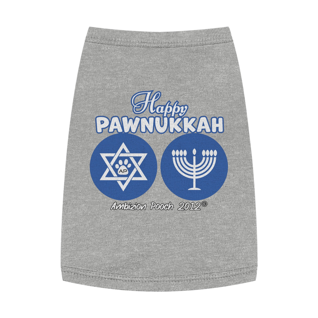 "Happy Pawnukkah" Hannukah Doggy Tank Top