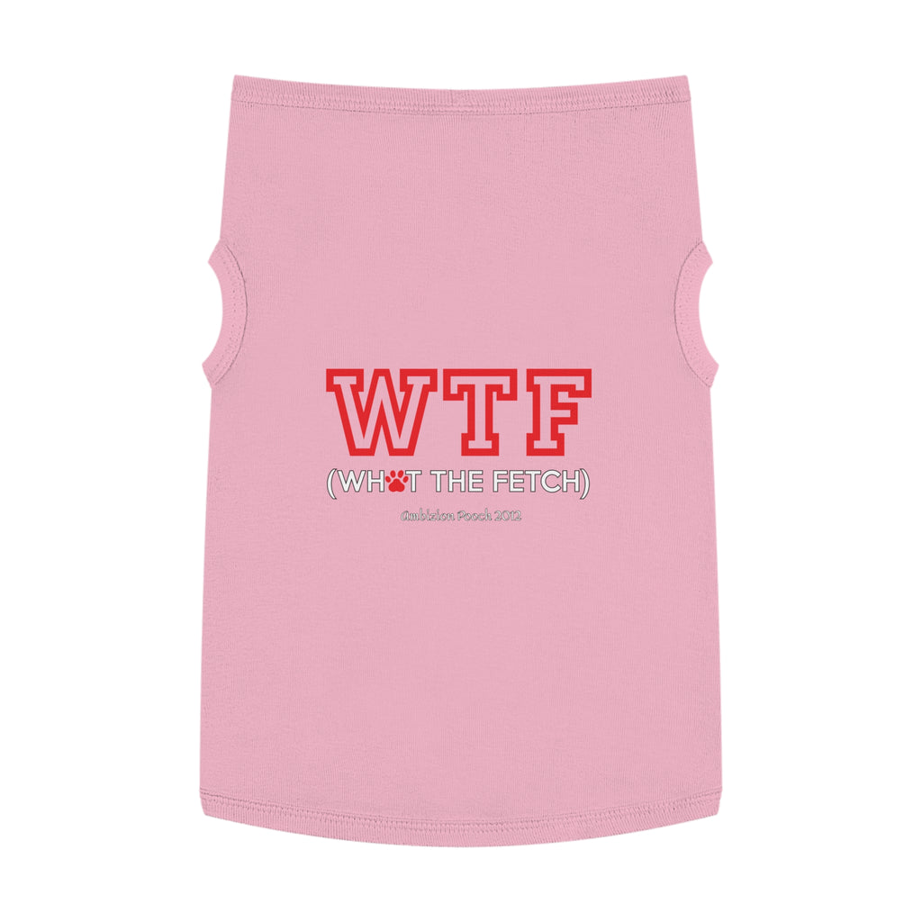 Doggy WTF Tank Top — "WTF" (Pet & Parent Matching)