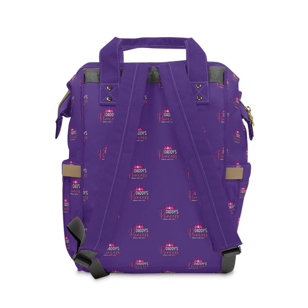 Daddy's Princess Puppy/Doggy Multifunctional Backpack Purple