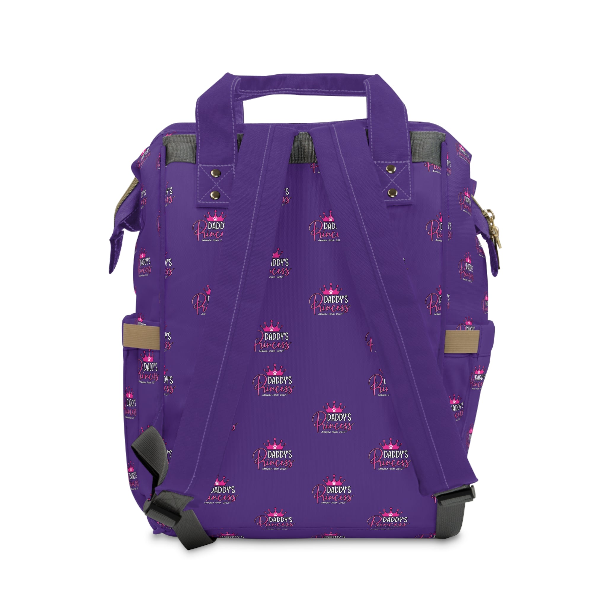 Daddy's Princess Puppy/Doggy Multifunctional Backpack Purple